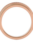 Verighetă Céline din Aur 14k cu Bandă De Diamante Create în Laborator de 0.31 ct din 14k Aur Roz - Castelo.ro