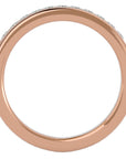 Verighetă cu Diamante Create în Laborator Eternity de 0.55 ct din 18k Aur Roz - Castelo.ro