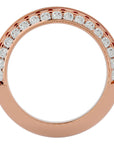Inel Etern Dual cu Diamante Create în Laborator de 1.02 ct din 18k Aur Roz - Castelo.ro