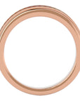Verighetă Céline din Aur 14k cu Bandă De Diamante Naturale de 0.31 ct din 14k Aur Roz - Castelo.ro