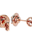 Cercei Cu Moissanite Stud de 1.06 ct din 18k Aur Roz - Castelo.ro