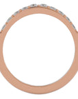 Inel Eternity Cu Diamante Create în Laborator de 0.40 ct din 18k Aur Roz - Castelo.ro