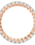 Inel Eternity din Aur 14k cu Diamante Naturale de 1.20 ct din 14k Aur Roz - Castelo.ro