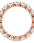 Inel Eternity cu Diamante Create în Laborator de 2.01 ct din 18k Aur Roz - Castelo.ro