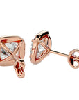 Cercei Stud din Aur 14k Cu Diamante Create în Laborator de 2.06 ct din 14k Aur Roz - Castelo.ro