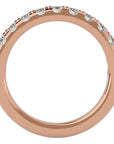 Verighetă din Aur 14k cu Diamante Create în Laborator Eternity de 0.96 ct din 14k Aur Roz - Castelo.ro