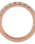 Verighetă din Aur 14k cu Diamante Create în Laborator Eternity de 0.96 ct din 14k Aur Roz - Castelo.ro