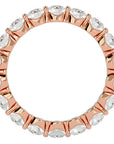 Inel Eternity cu Diamante Naturale de 2.01 ct din 18k Aur Roz - Castelo.ro
