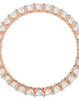 Inel Eternity Grandeur din Aur 14k cu Diamante Create în Laborator de 1.04 ct din 14k Aur Roz - Castelo.ro