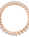 Inel Eternity cu Diamante Create în Laborator de 1.20 ct din 18k Aur Roz - Castelo.ro