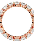 Inel Eternity din Aur 14k cu Diamante Create în Laborator de 2.01 ct din 14k Aur Roz - Castelo.ro