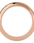 Verighetă Chloé cu Bandă De Diamante Naturale de 0.74 CT din 18k Aur Roz - Castelo.ro