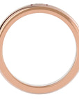 Verighetă Aurora cu Diamant Natural de 0.06 ct din 18k Aur Roz - Castelo.ro