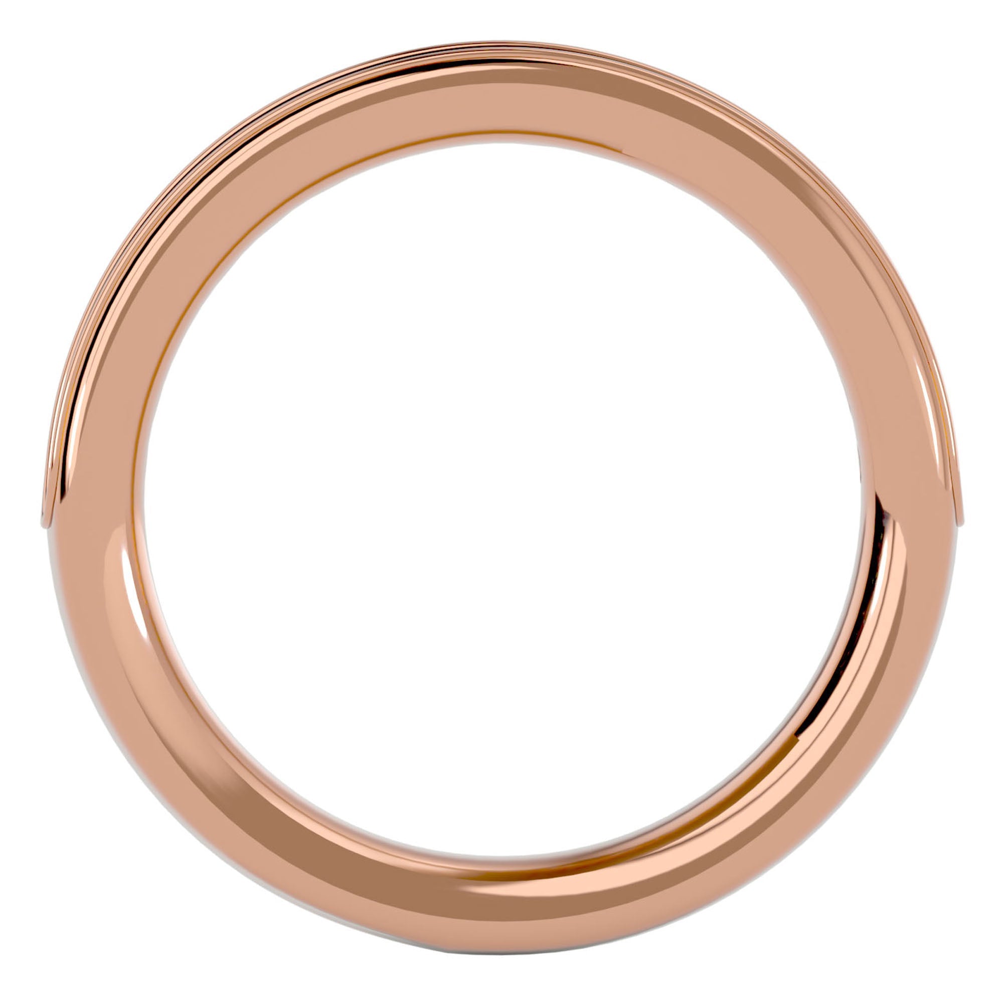 Inel Eternity Cu Diamante Naturale de 0.41 ct din 18k Aur Roz - Castelo.ro