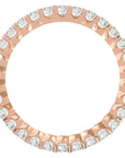 Inel Eternity cu Diamante Create în Laborator de 1.12 ct din 18k Aur Roz - Castelo.ro
