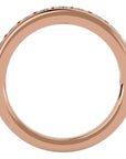 Inel Eternity din Aur 14k Cu Diamante Naturale de 0.96 ct din 14k Aur Roz - Castelo.ro