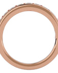 Inel Eternity din Aur 14k Cu Diamante Naturale de 0.96 ct din 14k Aur Roz - Castelo.ro