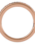Inel Eternity din Aur 14k Cu Diamante Create în Laborator de 0.96 ct din 14k Aur Roz - Castelo.ro