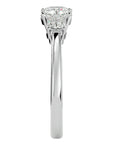 Inel de Logodnă Solitaire cu Trei Diamante Create în Laborator de 1.57 ct din Platina - Castelo.ro