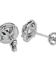 Cercei Delicați Aurora Cu Diamante Create în Laborator de 0.99 ct din - Castelo.ro