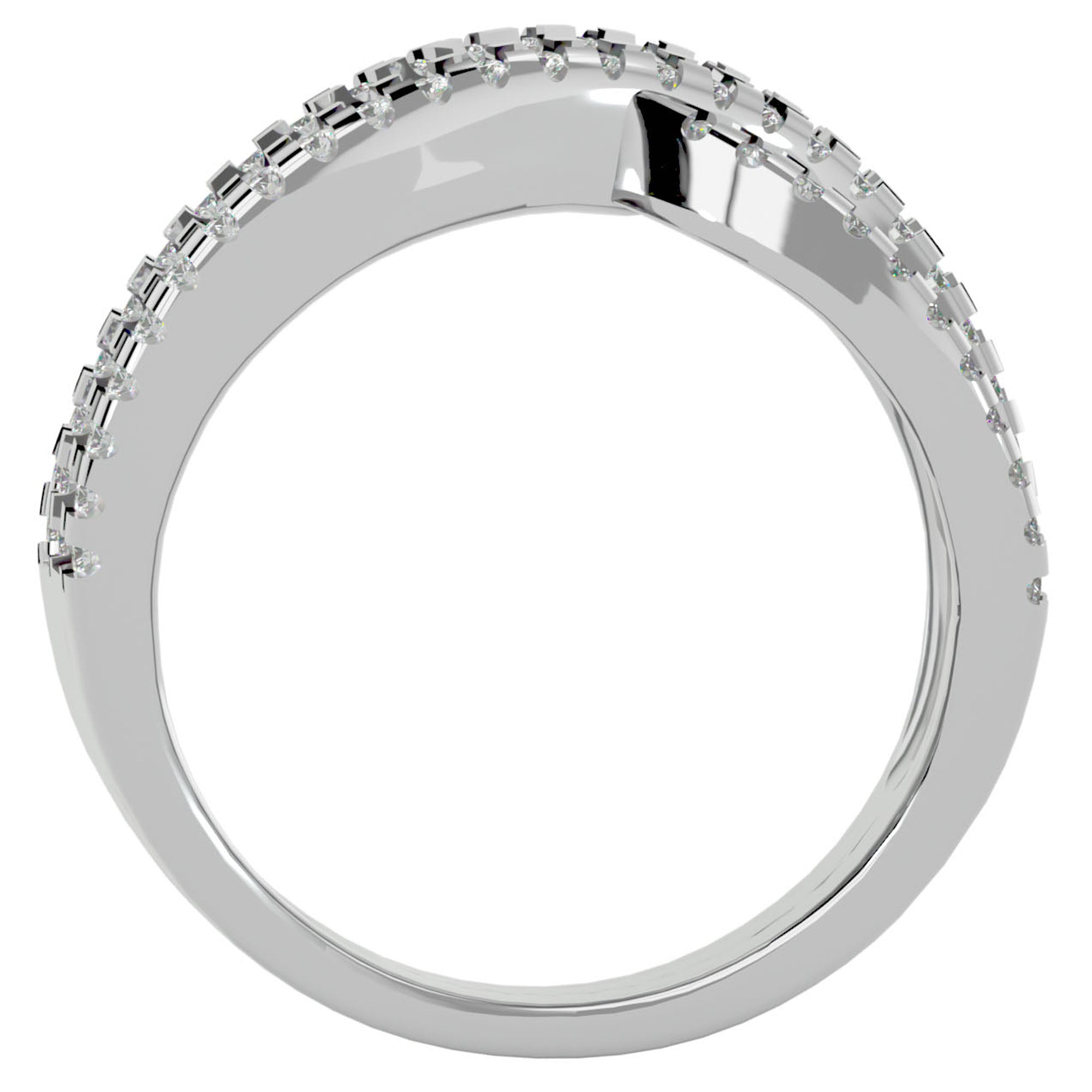 Inel Nobil cu Diadema de Diamante Naturale de 1.26 ct din Platina - Castelo.ro