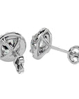 Cercei Delicați Aurora Cu Diamante Naturale de 0.99 ct din - Castelo.ro