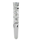 Inel Cu 11 Diamante Naturale Montate In Prong 1.11 ct din Platina - Castelo.ro