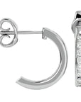 Cercei Hoop Regali cu Diamante Naturale de 0.54 ct din - Castelo.ro