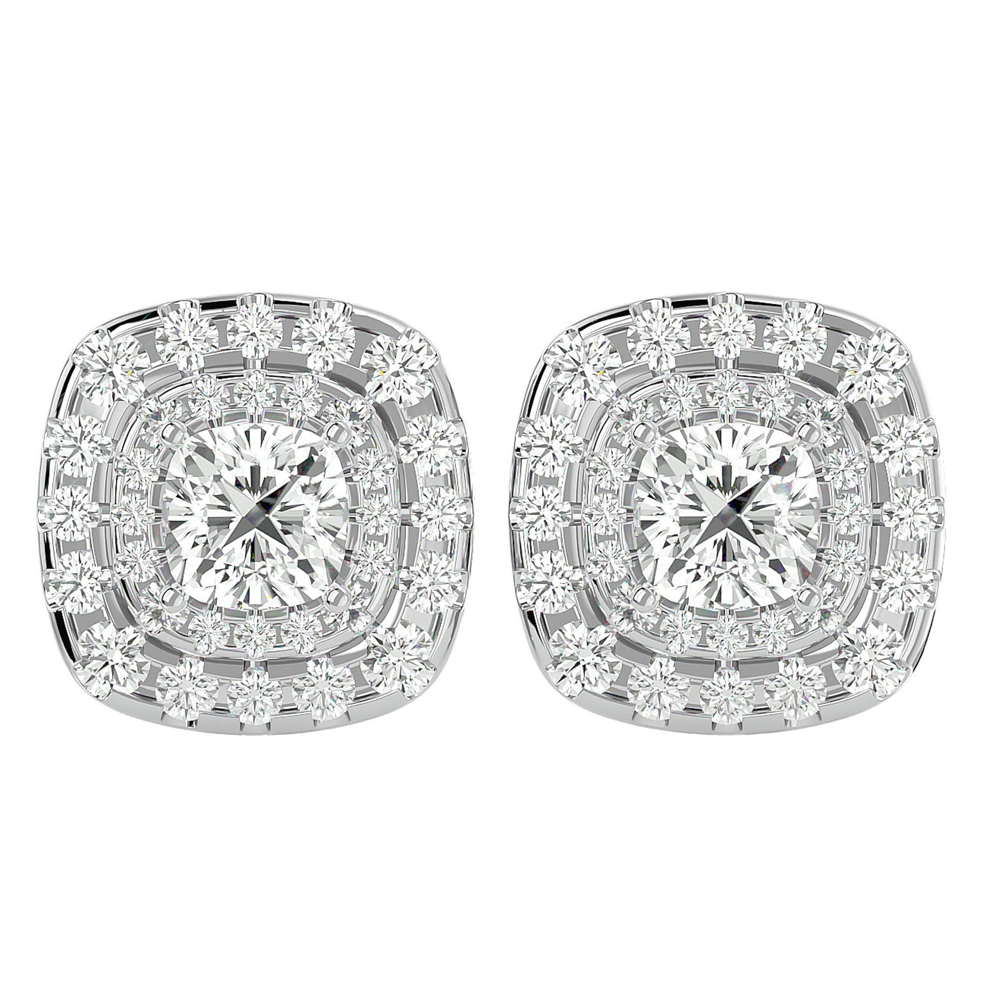 Cercei Stud Cu Moissanite de 2.2 ct din - Castelo.ro