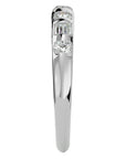Inel Bagheta Eternity din Aur 14k cu Diamante Naturale de 0.56 ct din 14k Aur Alb - Castelo.ro
