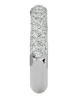 Inel Triplu Micro Pavé cu Diamante Create în Laborator de 0.90 ct din Platina - Castelo.ro