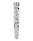 Inel din Aur 14k Cu 11 Diamante Create în Laborator Montate In Prong 1.11 ct din 14k Aur Alb - Castelo.ro