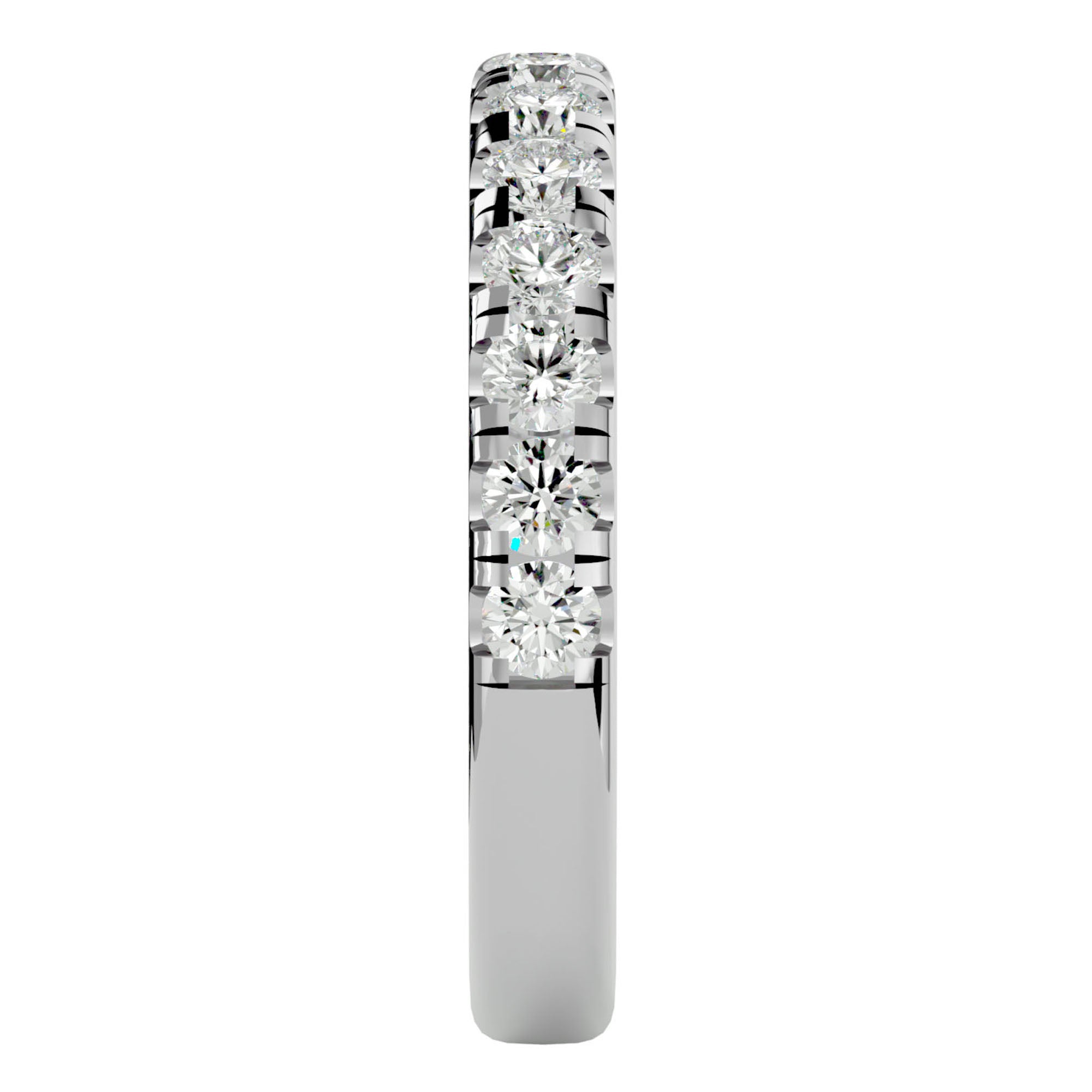 Verighetă din Aur 14k cu Diamante Create în Laborator Eternity de 0.96 ct din 14k Aur Alb - Castelo.ro