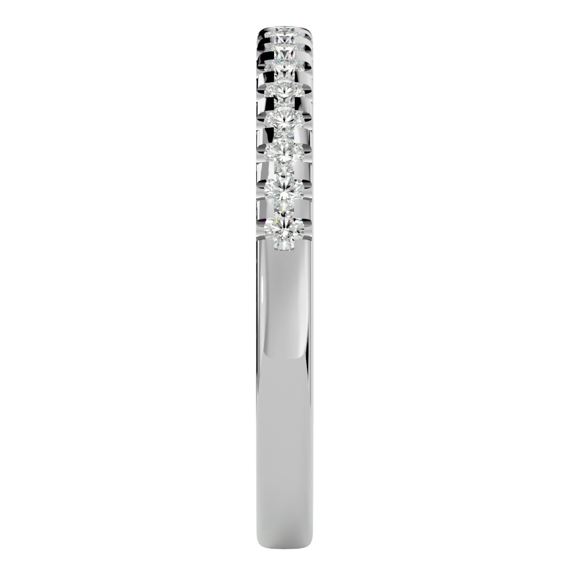 Inel Eternity Cu Moissanite de 0.25 ct din Platina - Castelo.ro