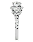 Inel de Logodnă Imperial cu Diamante Naturale de 2.04 ct din Platina - Castelo.ro