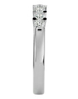 Inel Eternity din Aur 14k Cu 7 Diamante Naturale de 0.53 ct din 14k Aur Alb - Castelo.ro