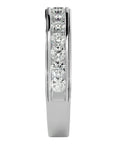Verighetă cu Moissanite Eternity de 0.92 ct din Platina - Castelo.ro