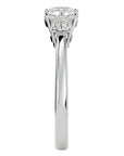 Inel de Logodnă Solitaire cu Trei Moissanite de 1.57 ct din Platina - Castelo.ro