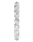 Inel Eternity din Aur 14k cu Diamante Naturale de 2.01 ct din 14k Aur Alb - Castelo.ro