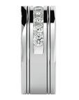 Verighetă Juliette cu Bandă De Diamante Naturale de 1.01 ct din Platina - Castelo.ro