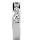 Verighetă cu Moissanite Eternity de 1.01 ct din Platina - Castelo.ro