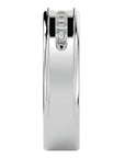 Verighetă Céline din Aur 14k cu Bandă De Diamante Naturale de 0.31 ct din 14k Aur Alb - Castelo.ro