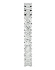 Inel Eternity cu Moissanite de 1.12 ct din Platina - Castelo.ro