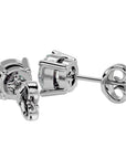 Cercei Stud Solitaire din Aur 14k cu Diamante Naturale de 0.94 ct din 14k Aur Alb - Castelo.ro