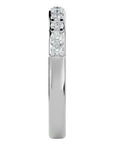 Inel Eternity din Aur 14k Cu Diamante Create în Laborator de 0.40 ct din 14k Aur Alb - Castelo.ro