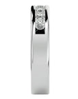 Inel Eternity Céline din Aur 14k cu Diamant Naturale de 0.52 ct din 14k Aur Alb - Castelo.ro