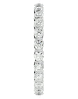 Inel Eternity cu Moissanite de 1.09 ct din Platina - Castelo.ro