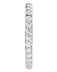 Inel Eternity din Aur 14k cu Moissanite de 1.04 ct din 14k Aur Alb - Castelo.ro