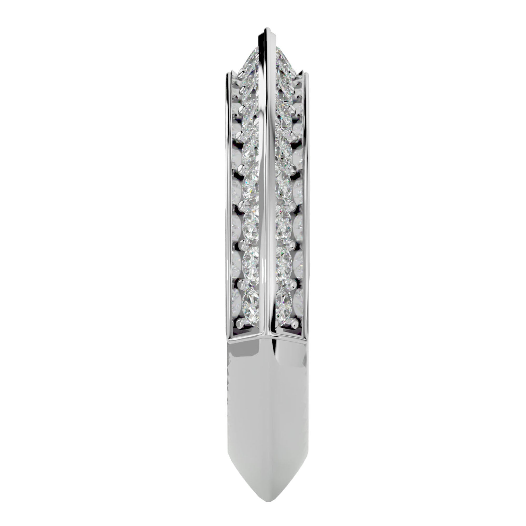 Inel Etern Dual cu Diamante Naturale de 1.02 ct din Platina - Castelo.ro