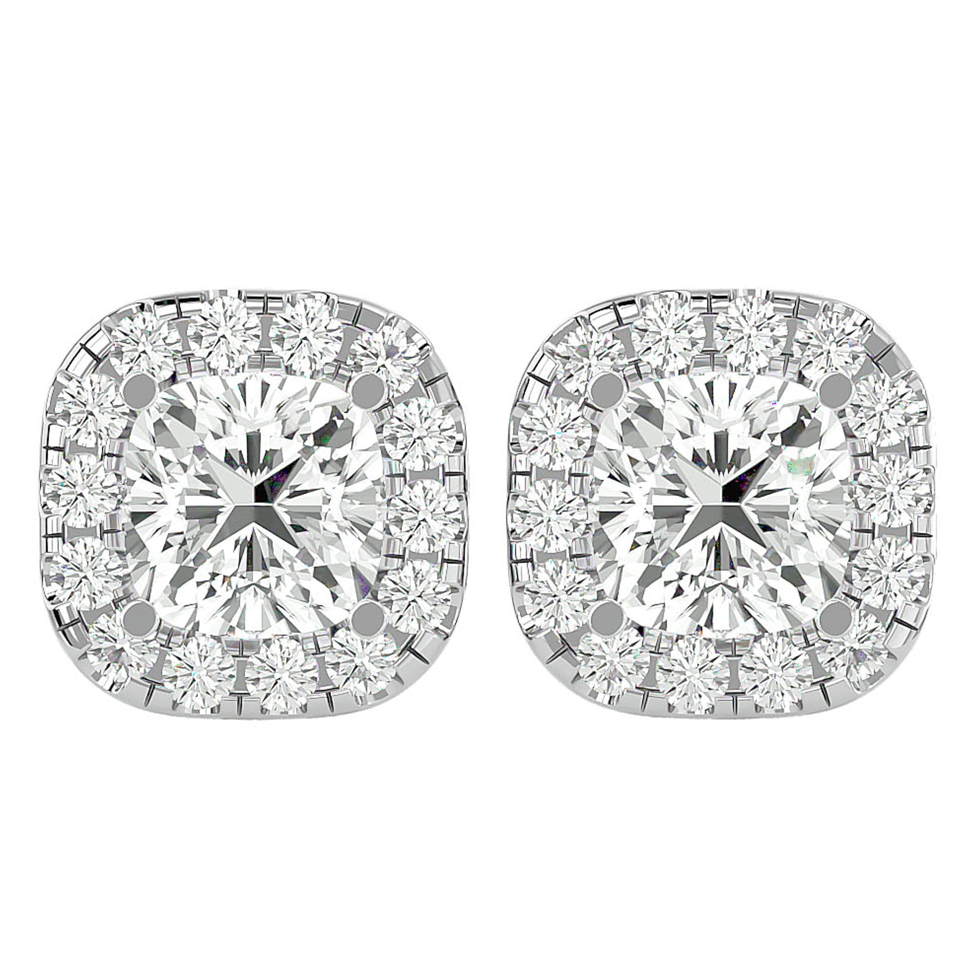 Cercei Stud Cu Moissanite de 2.06 ct din - Castelo.ro